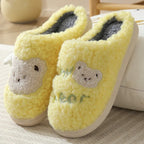 Bear Slippers Winter Warm House Shoes For Women Couple - DanaFashionstore