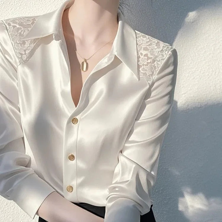 Light Luxury Fashion Elegant Basic Shirt - DanaFashionstore