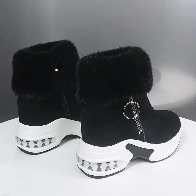 New short tube Mid Heel women's boots in winter - DanaFashionstore