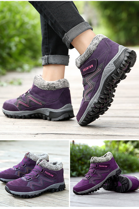 Winter warm and velvet thick couple shoes