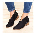 Leopard boots women's personality tassel leather boots new square with WISH booties - DanaFashionstore