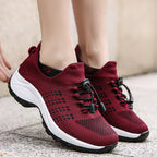 Women's Spring And Summer New Casual Flying Knit Sneakers - DanaFashionstore