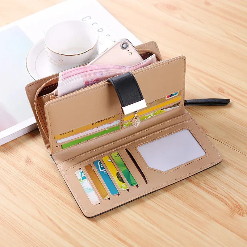 Women's wallet hollow leaf card package - DanaFashionstore