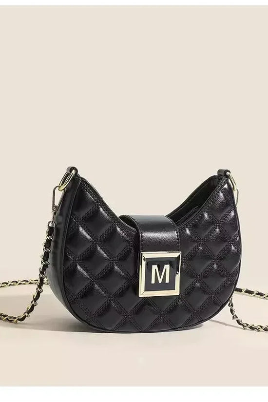 High-end New Fashion Rhombus Single Shoulder Underarm All-match Niche Texture Chain Messenger Bag - DanaFashionstore
