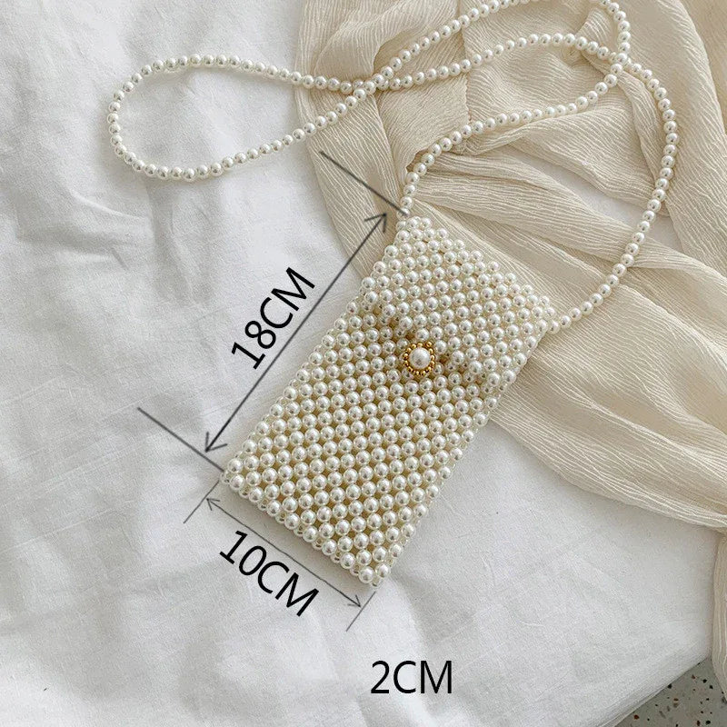 Pearl Bag Female Messenger Bag Wild Mini Retro Western Style Pearl - DanaFashionstore