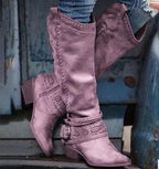 Martin boots, women's medium boots, Knights' boots - DanaFashionstore
