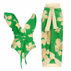 Siamese Conservative Covering Belly Thin Swimsuit French Retro One-piece Bikini - DanaFashionstore