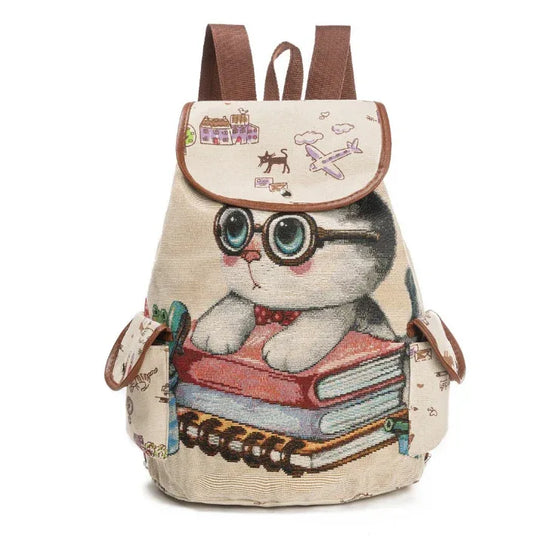 LOVELY CAT DRAWSTRING BACKPACK - DanaFashionstore