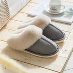 Suede cotton slippers - DanaFashionstore