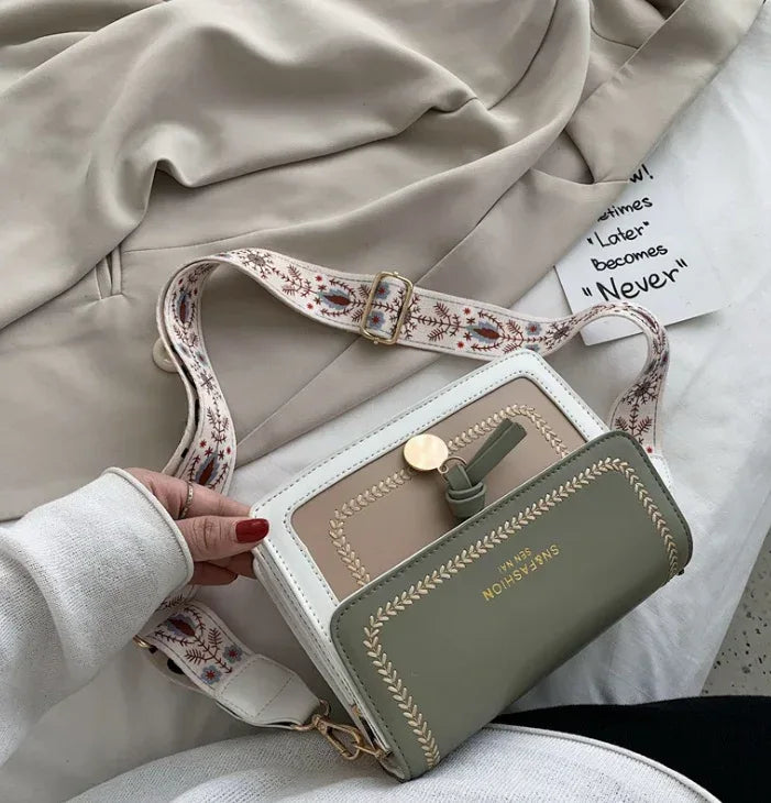 The New Fashion Hit Color Crossbody Small Square Bag - DanaFashionstore