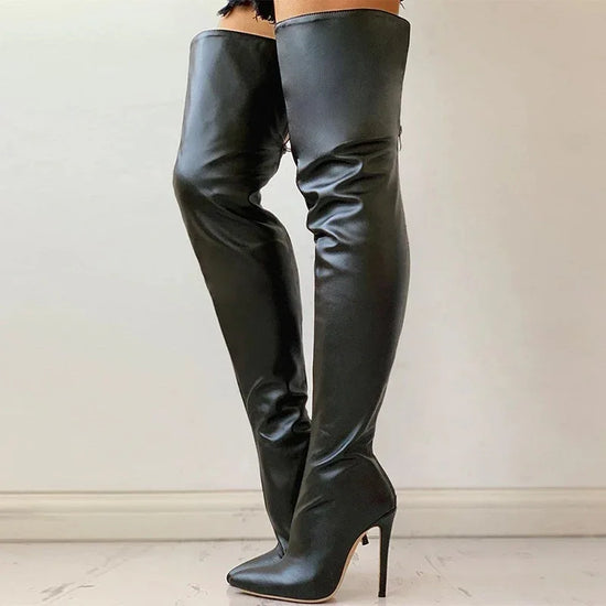 Personality Below The Knee Plus Size Women's Boots - DanaFashionstore