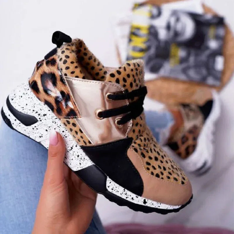 Flat-bottomed low-top lace-up running shoes - DanaFashionstore