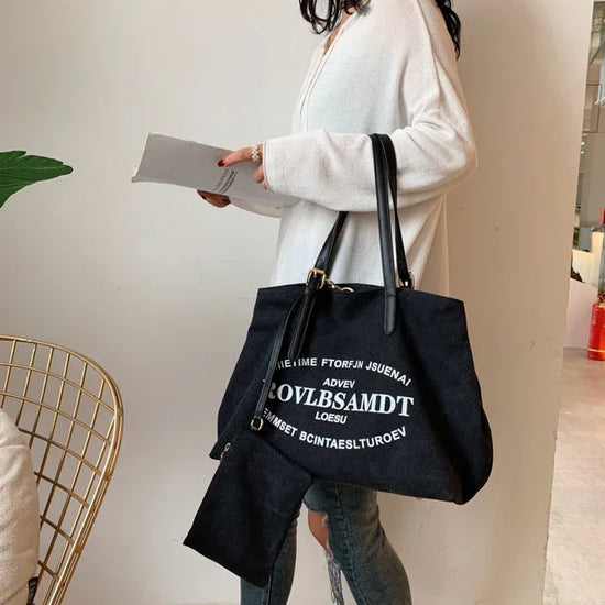 Canvas bag shoulder bag - DanaFashionstore