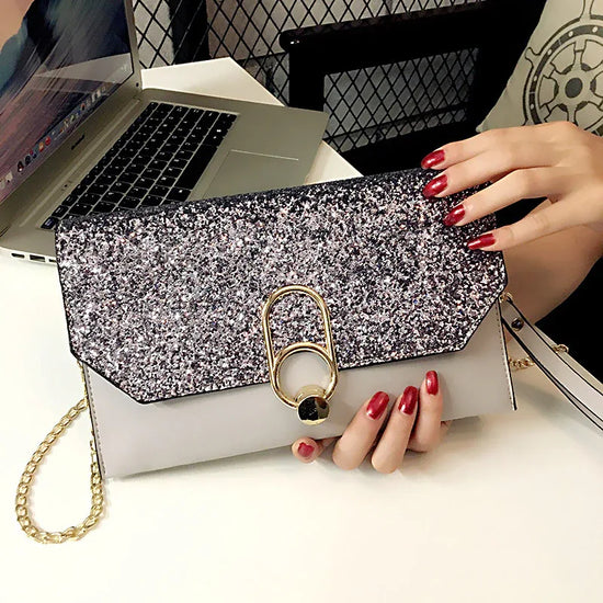 New envelope bag clutch bag slanting small bag Korean version of the shoulder bag clutch bag female - DanaFashionstore