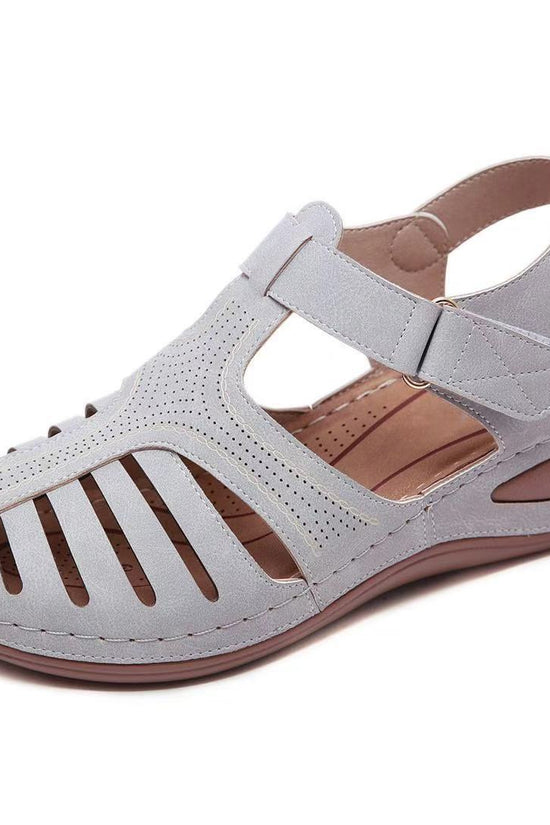 Retro sandals car line hole shoes non-slip