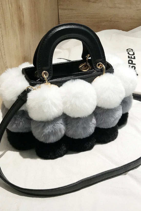 Plush Handbags Winter Plush Shoulder Bag Handbag Trend Messenger Bag - DanaFashionstore