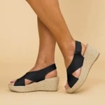 Toe Magic Tape Cross Sandals