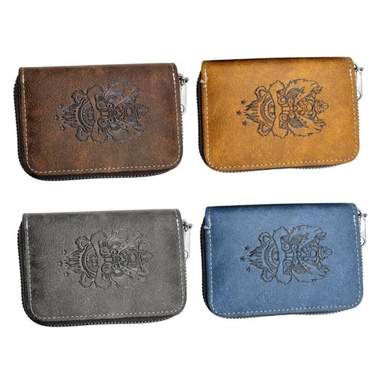 1082-6 Card Pack $45.99 Dana Fashion Attribute: Blue Women's Bags Product Name: 1082-6 Card Pack Size: 11*8*3cm Color: Gray, Brown, Blue, Yellow