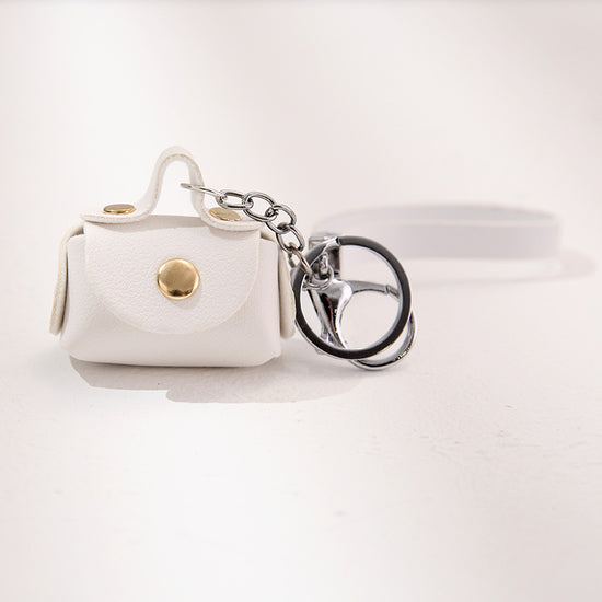 pu personality handbag keychain