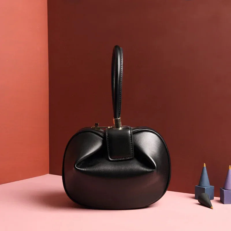 Leather handbags fashion dumplings handbag - DanaFashionstore