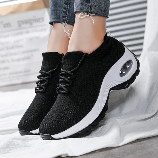 Sports Women Flying Knit Socks Shaking Shoes - DanaFashionstore