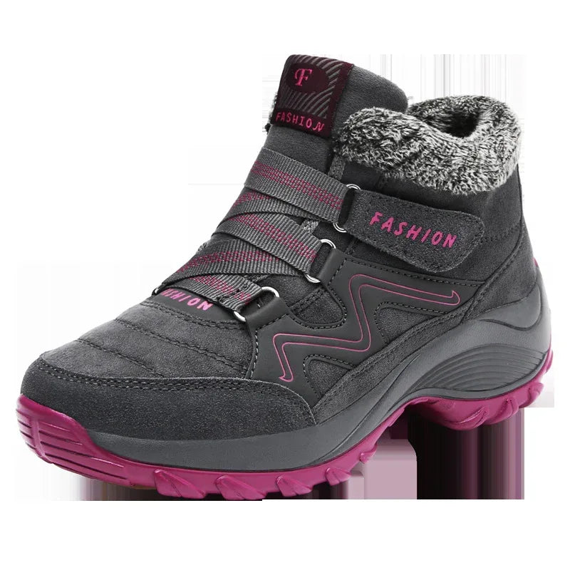 Hiking Shoes For Women Real Leather Non-Slip Outdoor Hiking Boots Trekking Shoes Waterproof Sport Sneakers Camping Sport Shoes - DanaFashionstore