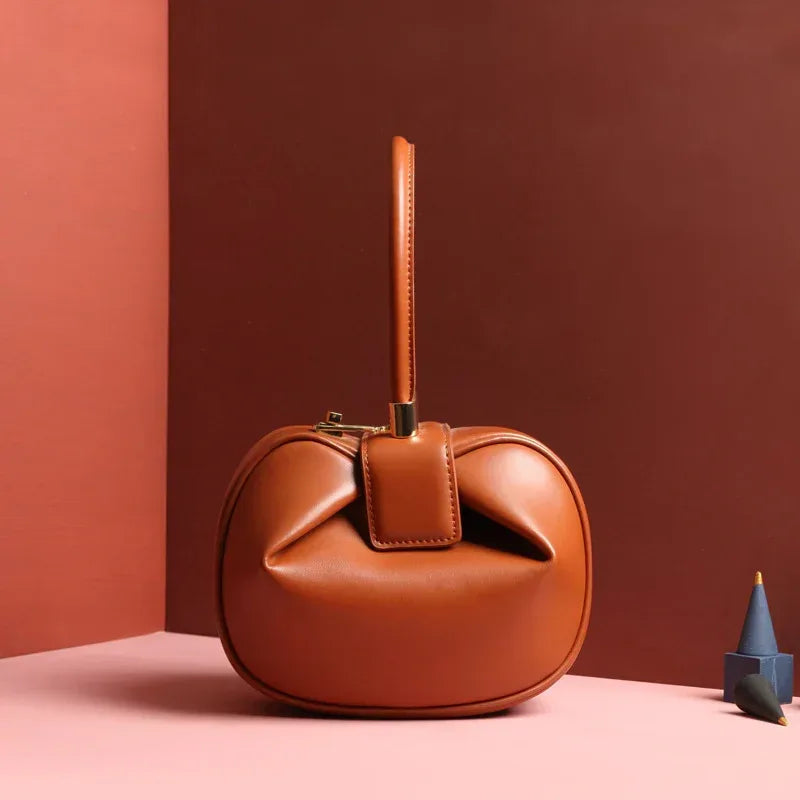 Leather handbags fashion dumplings handbag - DanaFashionstore