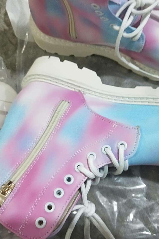 Colorful Martin boots women's casual boots