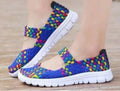 Lightweight flat shoes explosion models wishy elastic band hand-woven shoes women's single shoes large size flat bottom mother shoes factory straight - DanaFashionstore