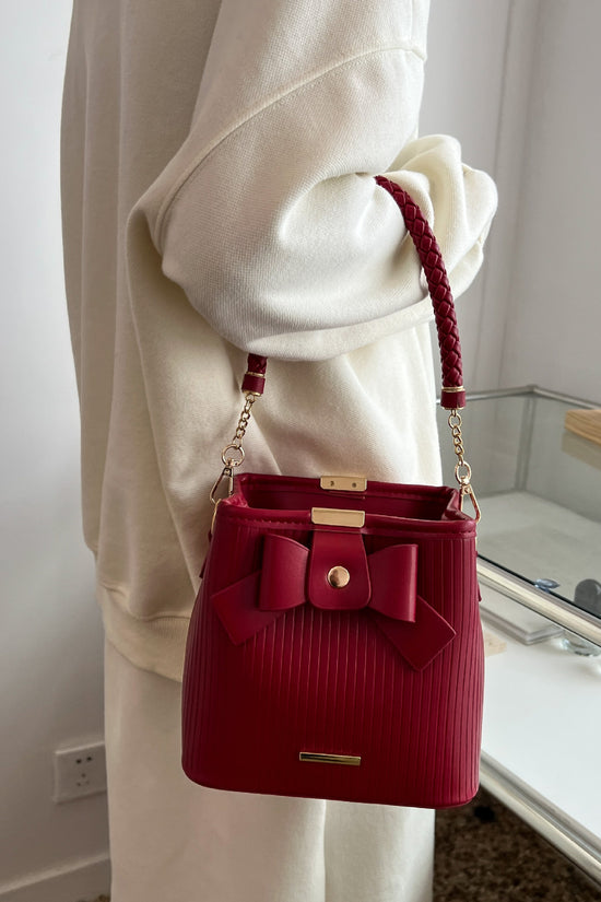 New Special-interest Design Bowknot Color Matching Shoulder Messenger Bag - Dana Fashion