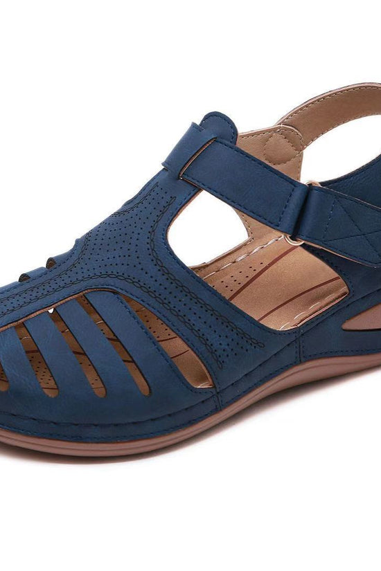 Retro sandals car line hole shoes non-slip