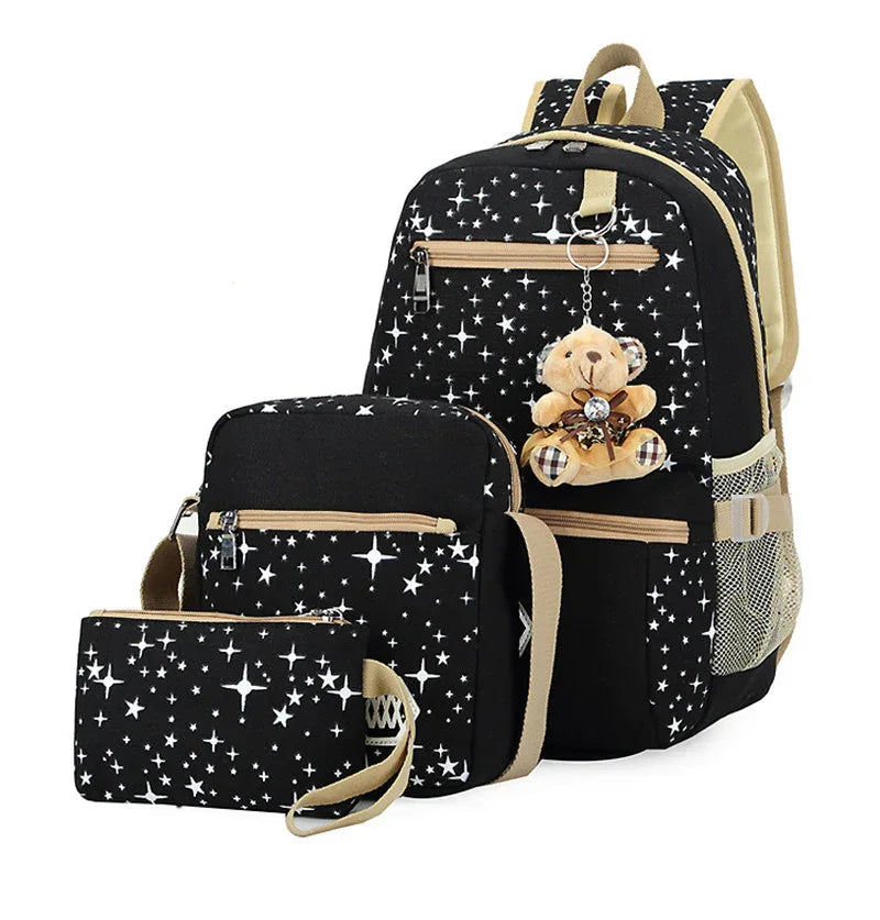 Three-piece backpack - DanaFashionstore