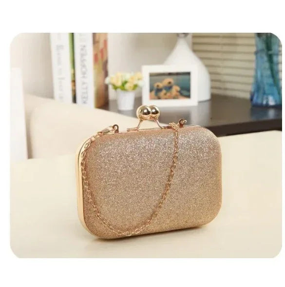 Women Handbag Evening Bags For Party New Women Chain Shoulder Bag Ladies Fashion Gold Clutch Box Bag Women Messenger - DanaFashionstore