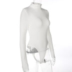 Slim-Fit High-Neck Jumpsuit 2026 - Base Layer Bodysuit - DanaFashionstore