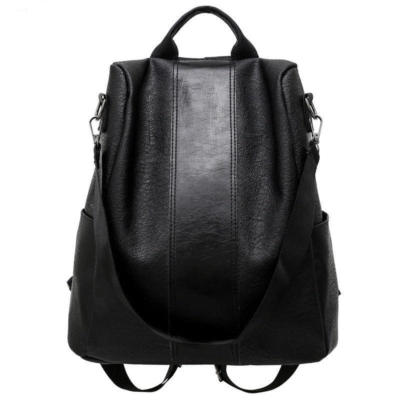 Women's solid color large capacity backpack - DanaFashionstore