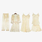 Women's Suspenders Nightgown 2026 - Satin Sleepwear Dress - DanaFashionstore