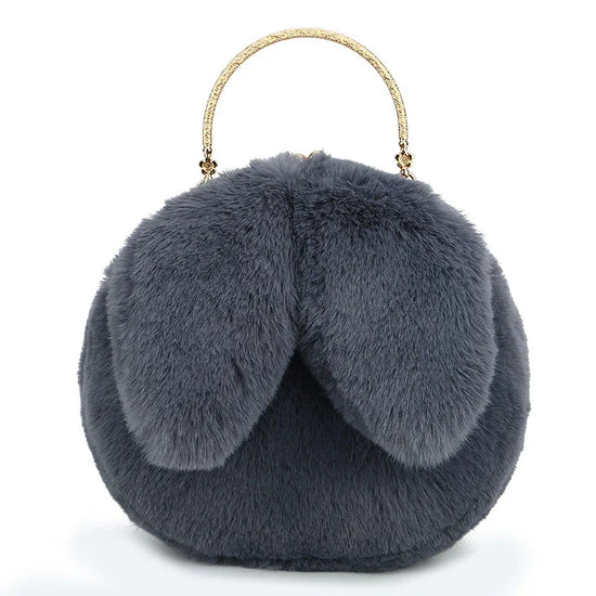 Fashion chain ear plush handbag - DanaFashionstore