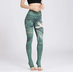 Women Sexy Yoga Pants Printed Dry Fit Sport Pants Elastic Fitness Gym Pants Workout Running Tight Sport Leggings Female Trousers - DanaFashionstore