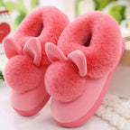 Rabbit slip-on cotton slippers - DanaFashionstore