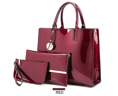 3 Sets Leather Handbags - DanaFashionstore
