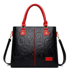 Women's Large Capacity Leather Printing Shoulder Bag - DanaFashionstore