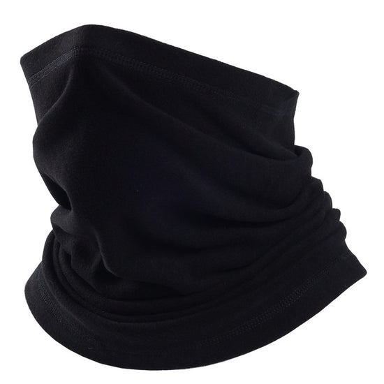 Ski half face cold winter warm hooded scarf
