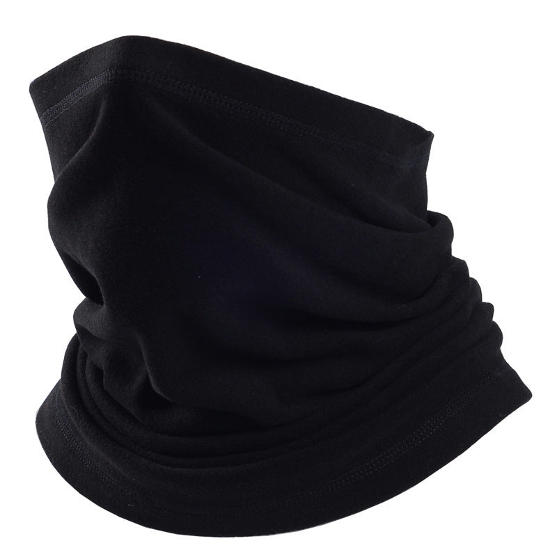 Ski half face cold winter warm hooded scarf