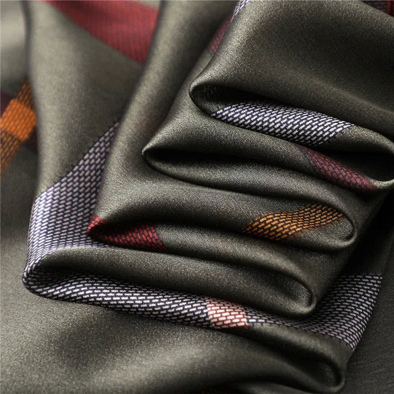 Geometric silk silk scarf - DanaFashionstore