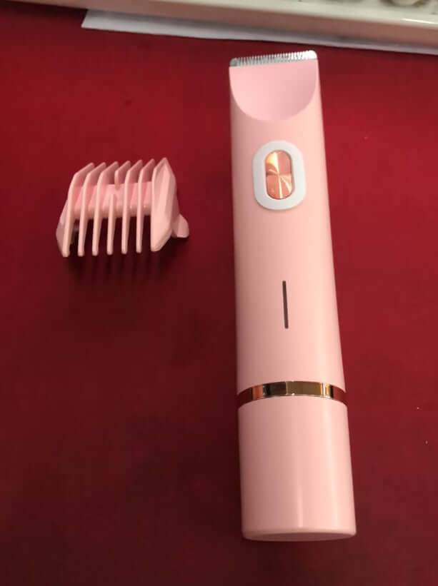 2 In 1 Hair Remover Women's Double Head Shaver Private Pubic Hair Trimmer Electric Razor Wet Dry Electric Body Hair $58.53 Dana Fashion Color: Pink Power supply mode: USB Beauty Tools Overview: 1. Comfortable and Safe Shaving: Engineered for a painless gr