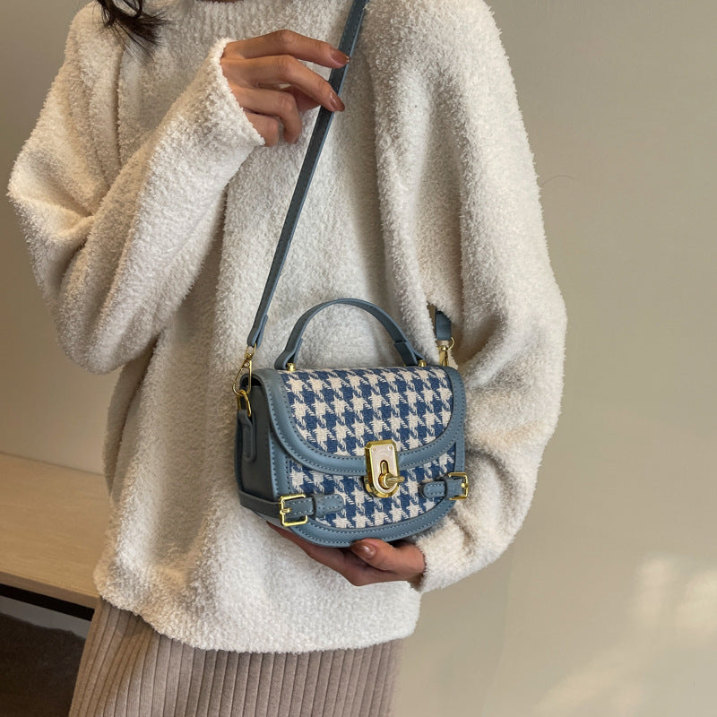 Women's Fashion All-match Houndstooth Shoulder Bag - Dana Fashion