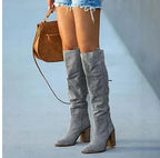 Women's pointed Suede Boot - DanaFashionstore