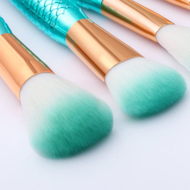 11pcs Makeup Brushes Kit Maquiagem Maquillaje New Mermaid Foundation Eyebrow Eyeliner Cosmetic Makeup Brushes $23.50 Dana Fashion default: default makeup Overview: 1. Convenient And Portable, An Important Beauty Essential For You 2. Adopts High-Quality Sy