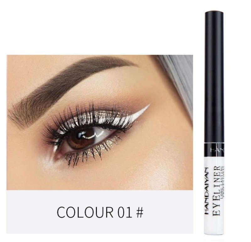 12-color matte eyeliner $10.99 Dana Fashion style: 1style makeup Product Category: Eyeliner Color: multicolor Specifications: normal specifications Style: 12 color eyeliner Color number: 1#, 2#, 3#, 4#, 5#, 6#, 7#, 8#, 9#, 10#, 11#, 12# Size: 12*120 mm