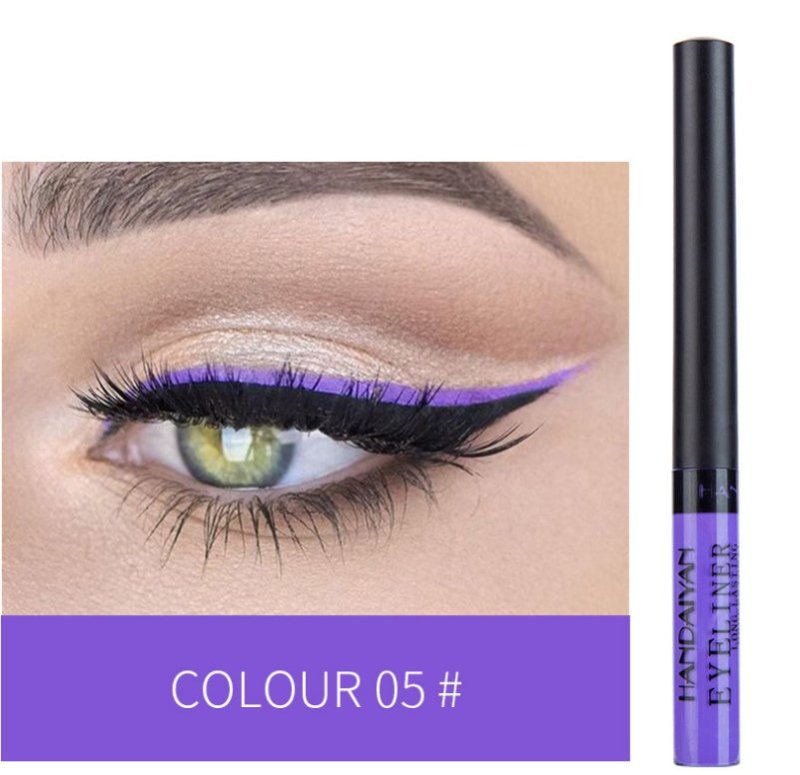 12-color matte eyeliner $11.21 Dana Fashion style: 5style makeup Product Category: Eyeliner Color: multicolor Specifications: normal specifications Style: 12 color eyeliner Color number: 1#, 2#, 3#, 4#, 5#, 6#, 7#, 8#, 9#, 10#, 11#, 12# Size: 12*120 mm